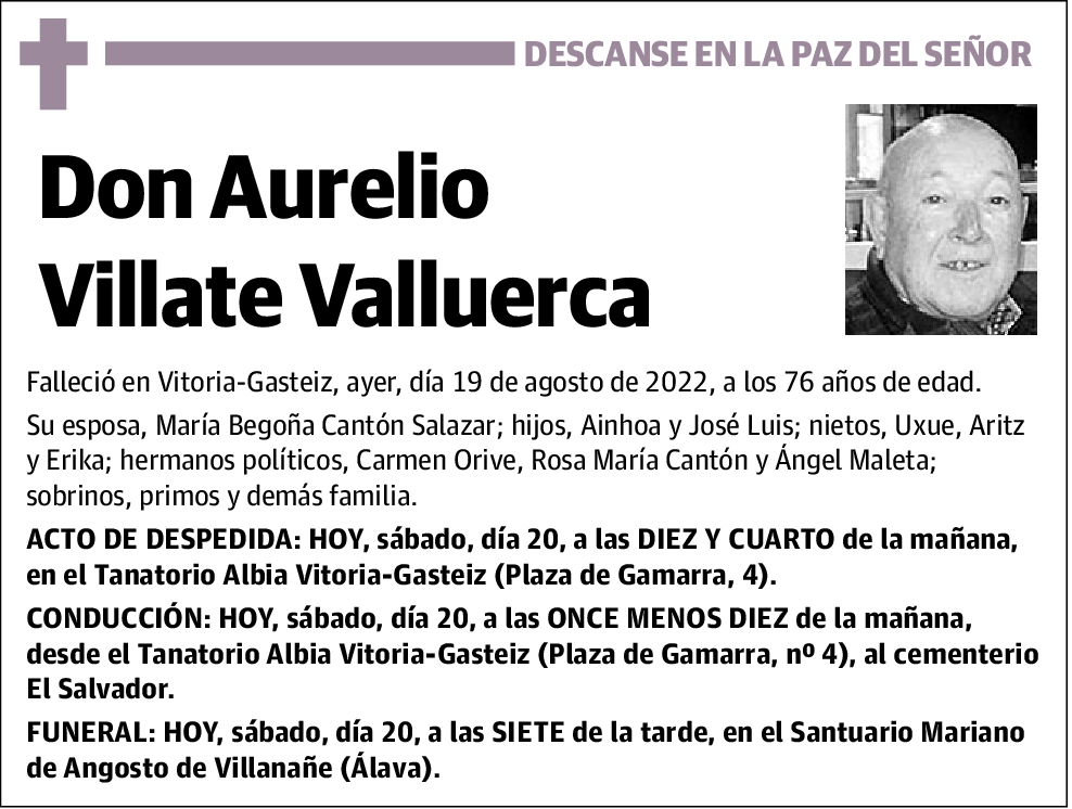 Aurelio Villate Valluerca