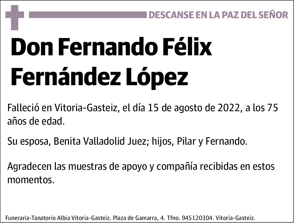 Fernando Félix Fernández López