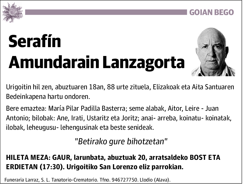 Serafín Amundarain Lanzagorta