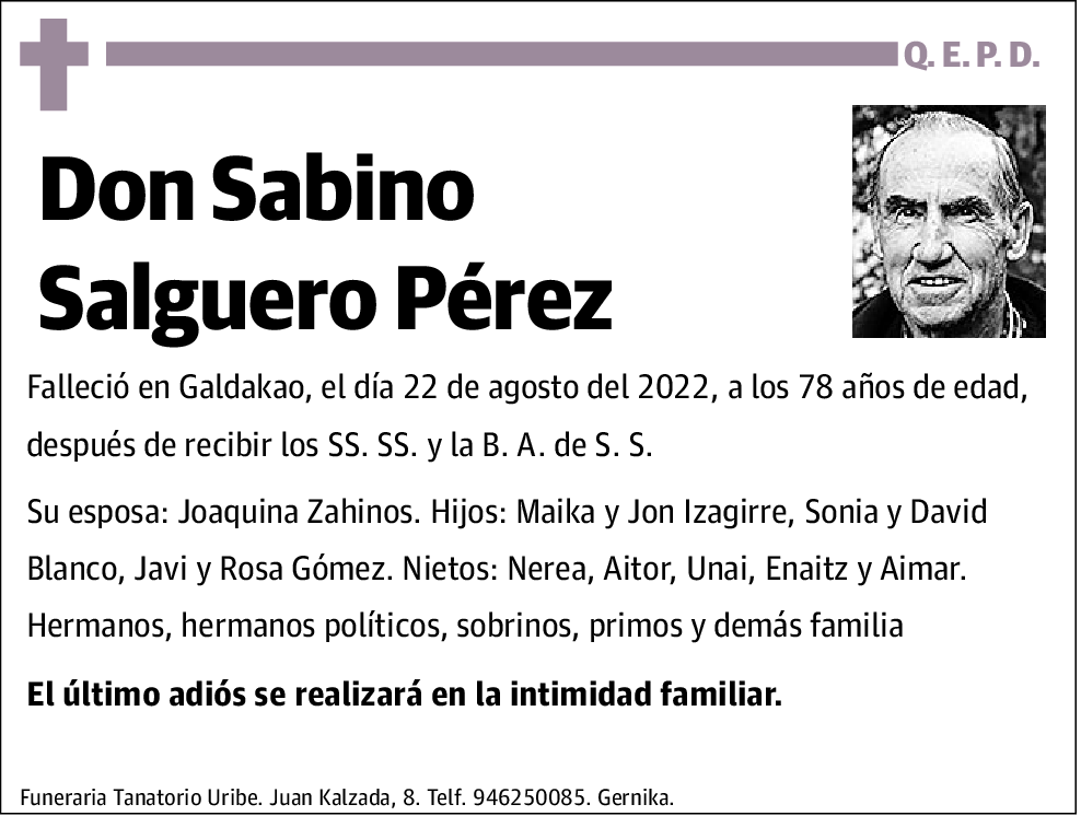 Sabino Salguero Pérez