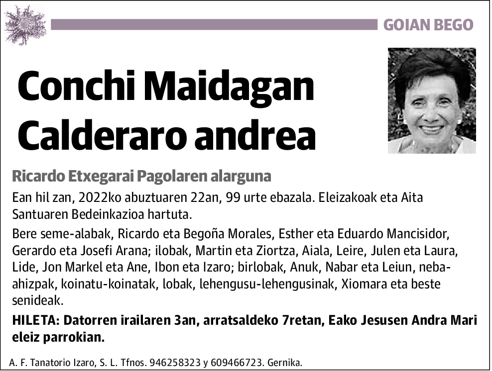 Conchi Maidagan Calderaro