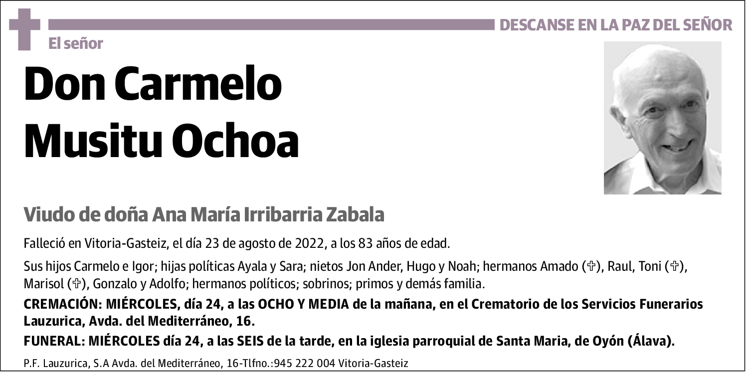 Carmelo Musitu Ochoa