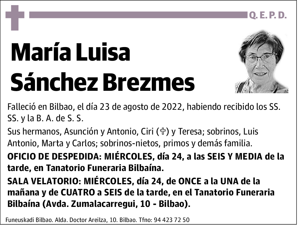 María Luisa Sánchez Brezmes