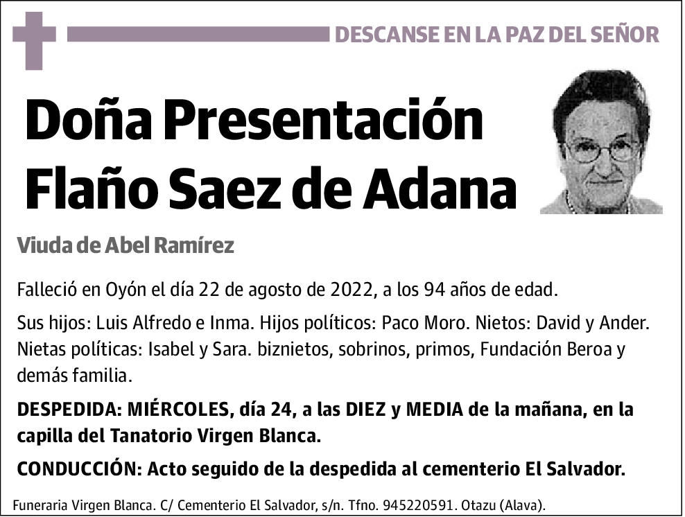 Presentación Flaño Saez de Adana