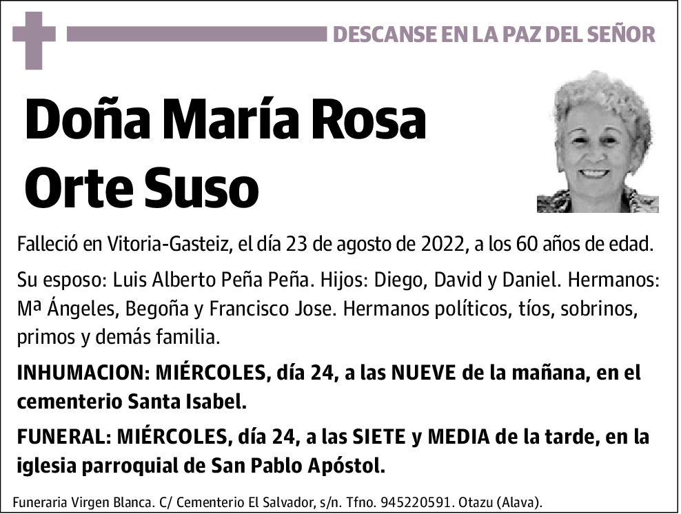 María Rosa Orte Suso