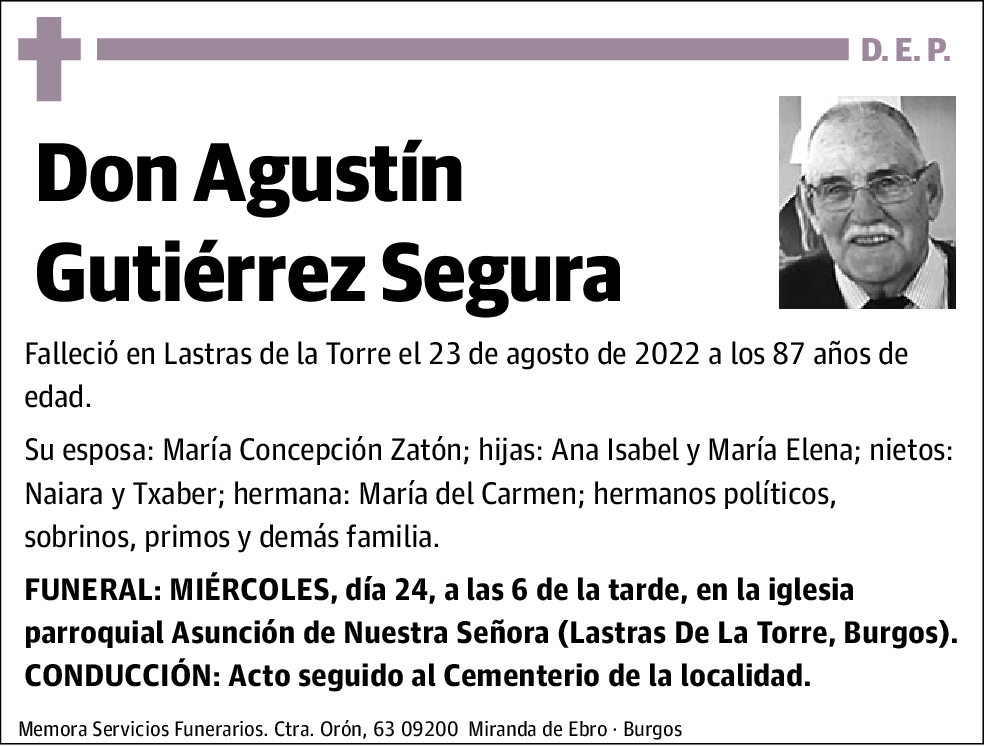 Agustín Gutiérrez Segura