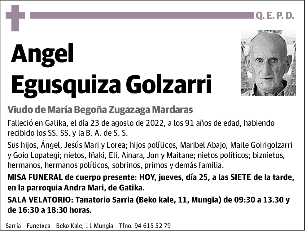 Angel Eguskiza Golzarri