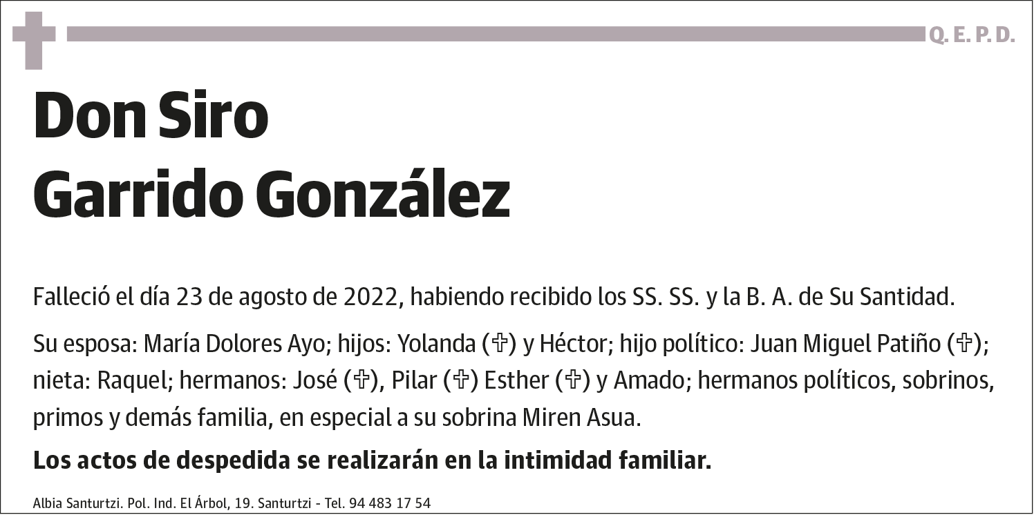 Siro Garrido González