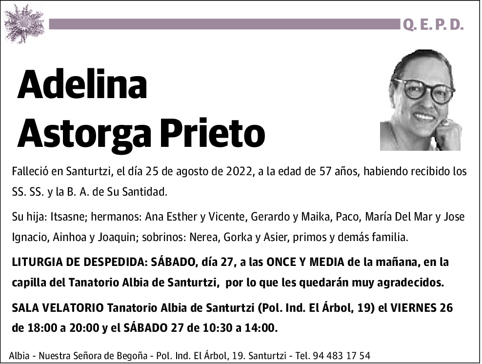 Adelina Astorga Prieto