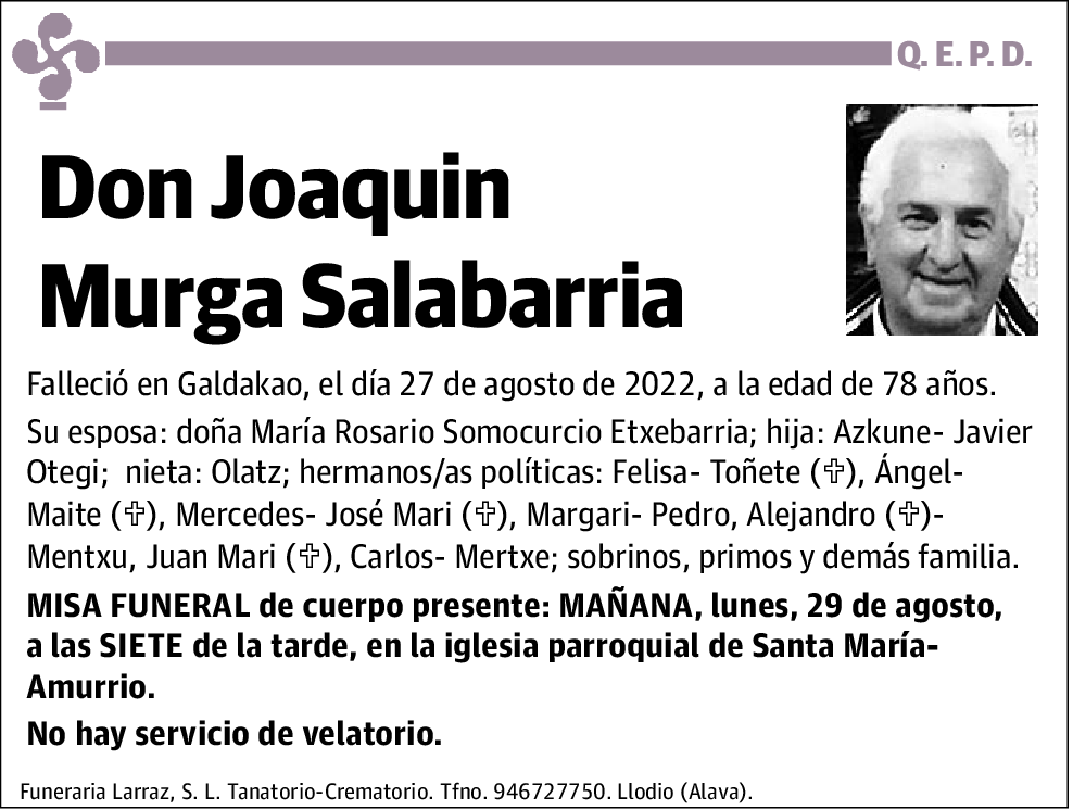 Joaquin Murga Salabarria