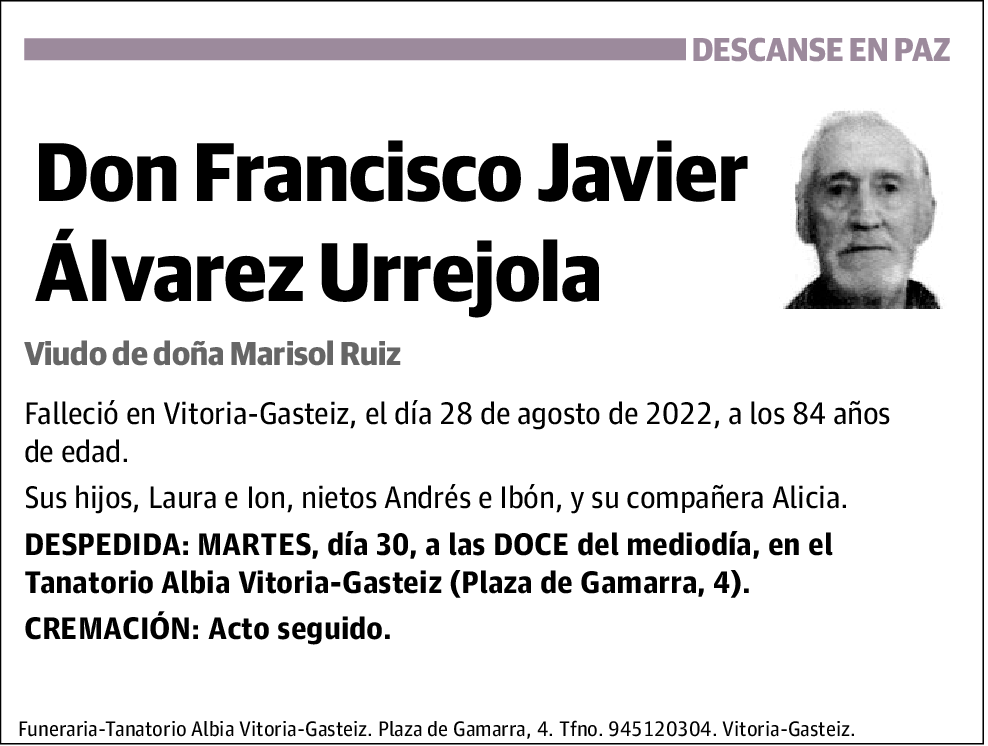 Francisco Javier Álvarez Urrejola