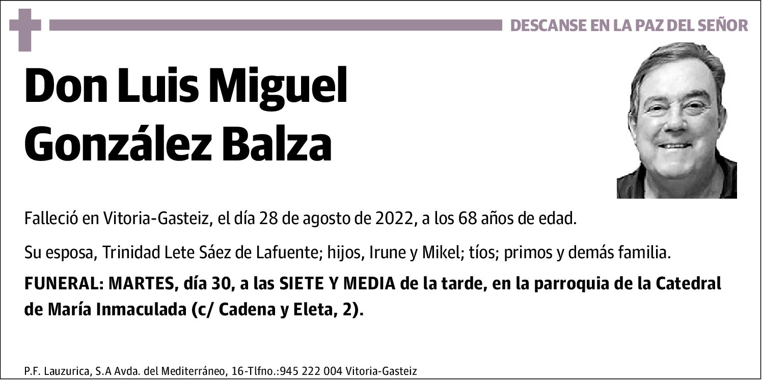 Luis Miguel González Balza