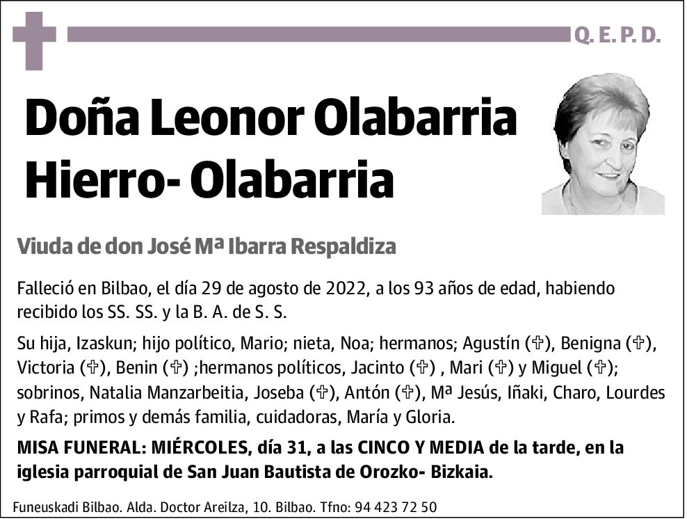 Leonor Olabarria Hierro-Olabarria