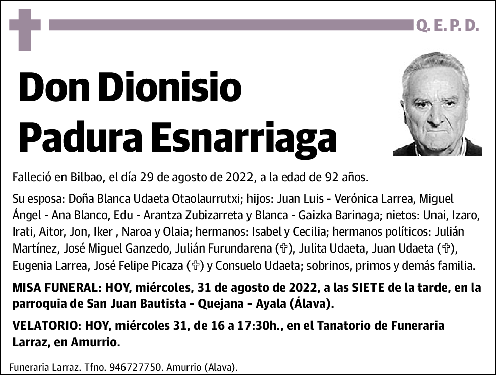 Dionisio Padura Esnarriaga