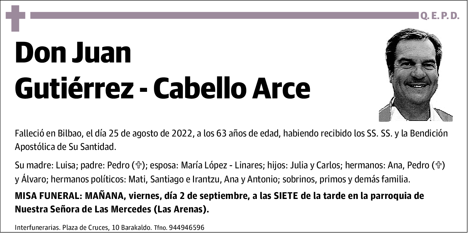 Juan Gutiérrez-Cabello Arce