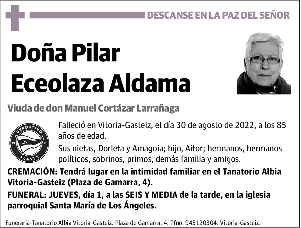 Pilar Eceolaza Aldama