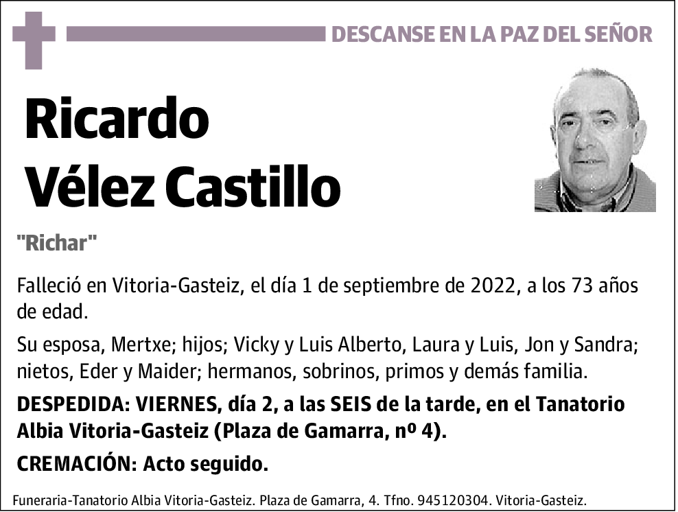 Ricardo Vélez Castillo