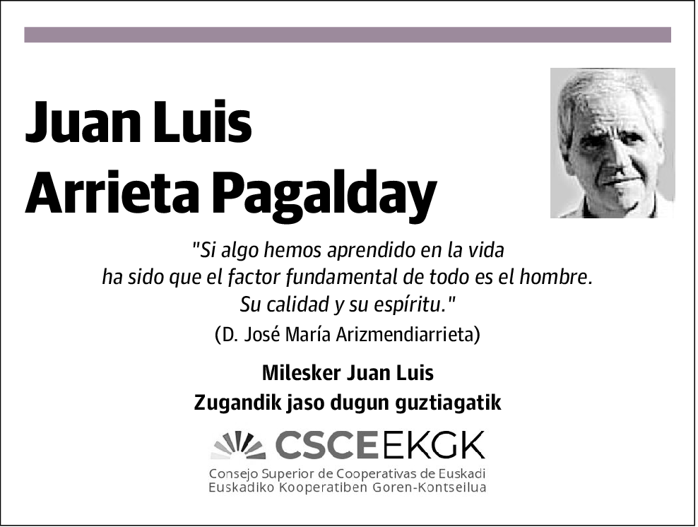 Juan Luis Arrieta Pagalday