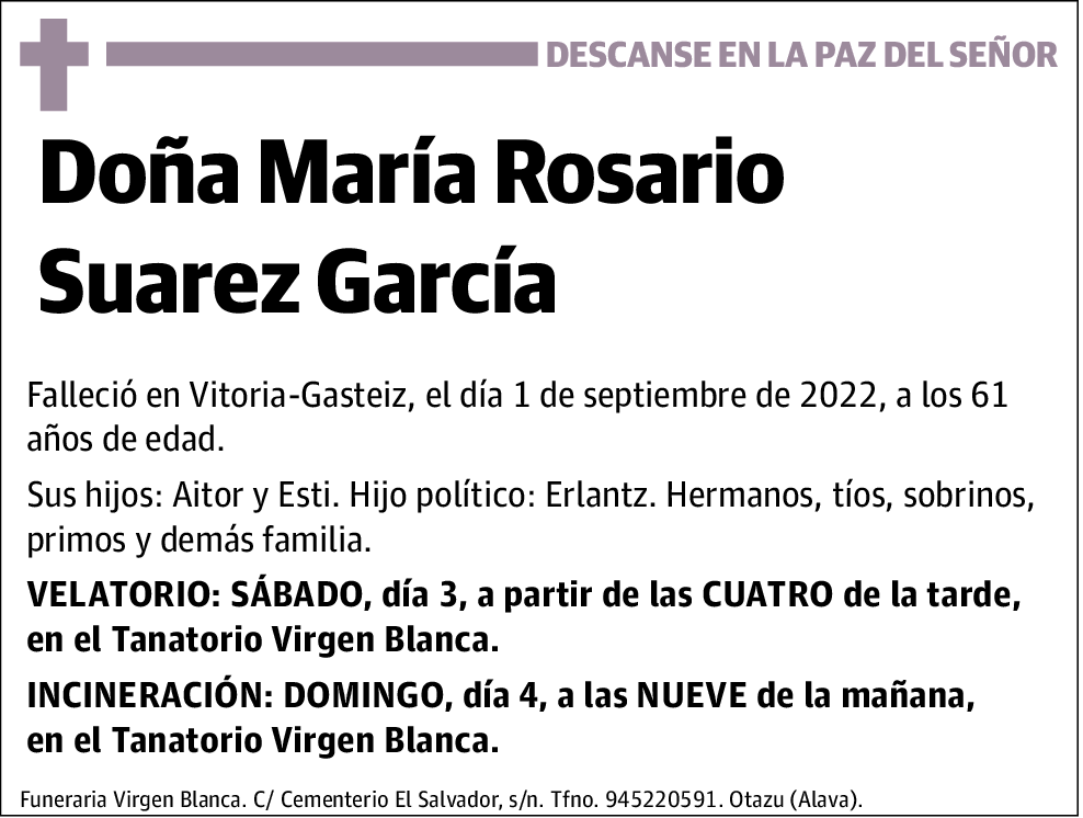 María Rosario Suarez García