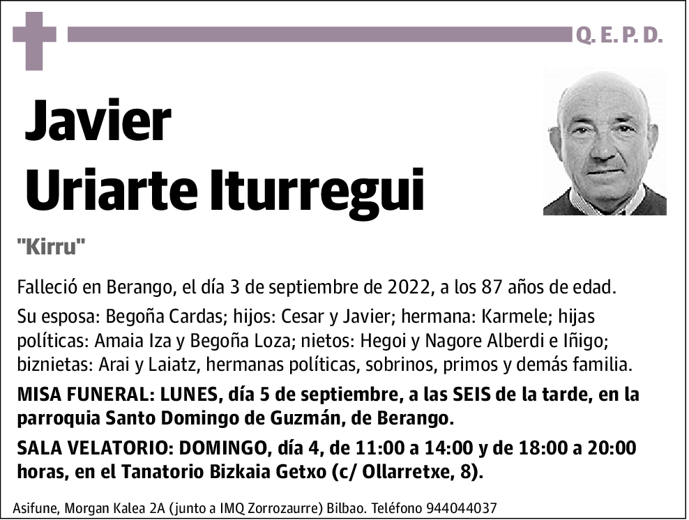 Javier Uriarte Iturregui