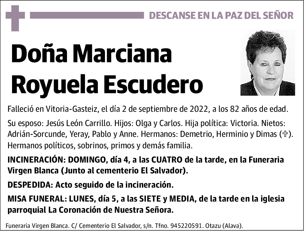 Marciana Royuela Escudero