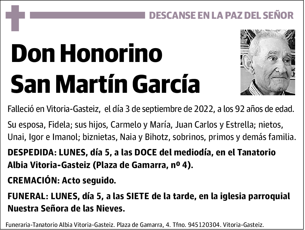 Honorino San Martín García