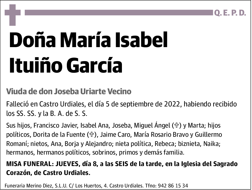 María Isabel Ituiño García