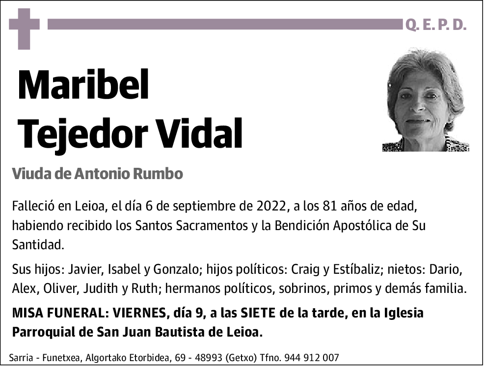 Maribel Tejedor Vidal