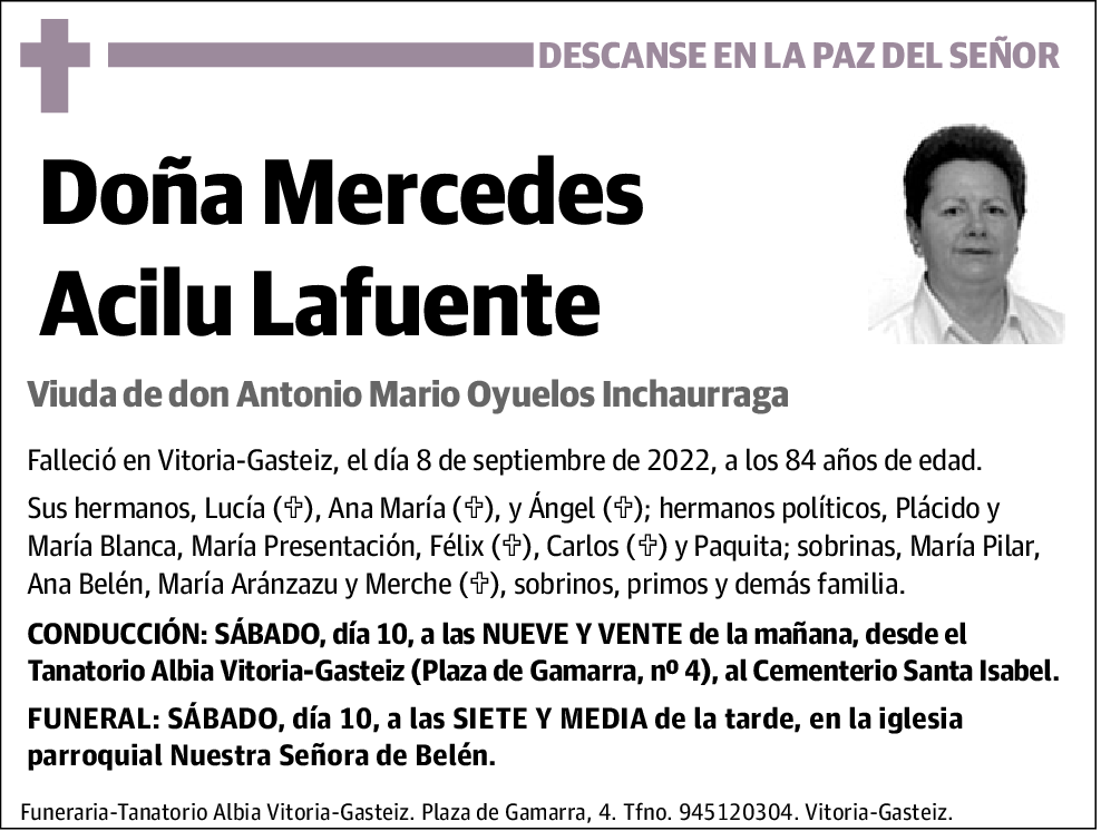 Mercedes Acilu Lafuente