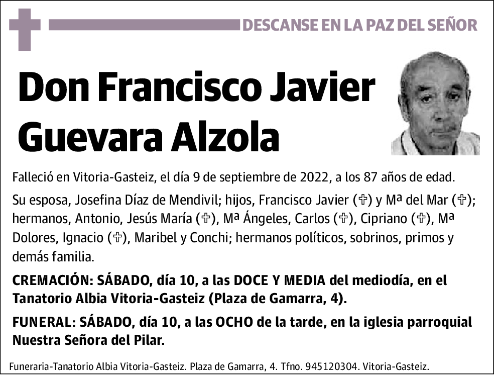 Francisco Javier Guevara Alzola