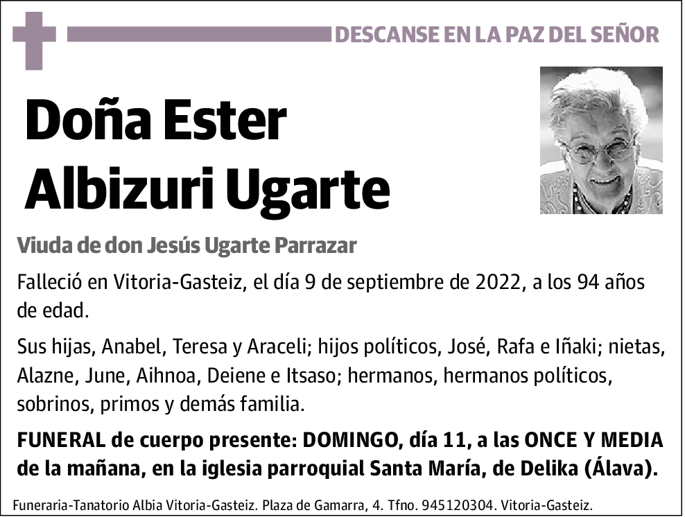 Ester Albizuri Ugarte