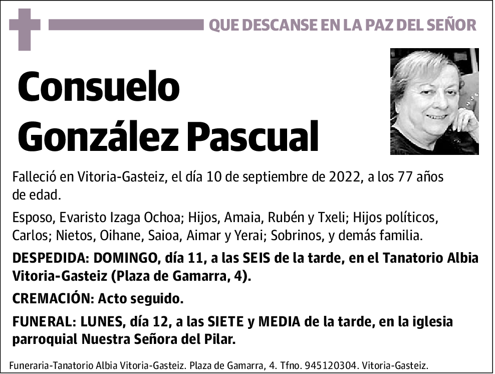 Consuelo González Pascual