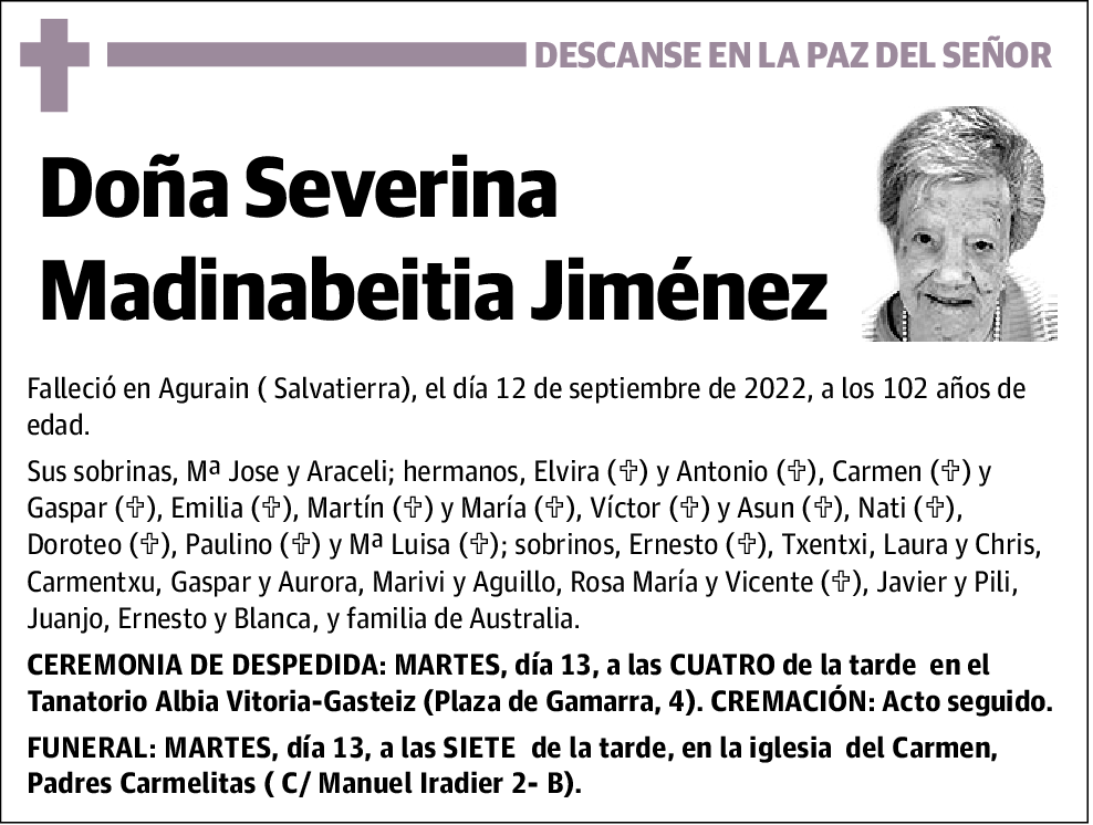 Severina Madinabeitia Jiménez