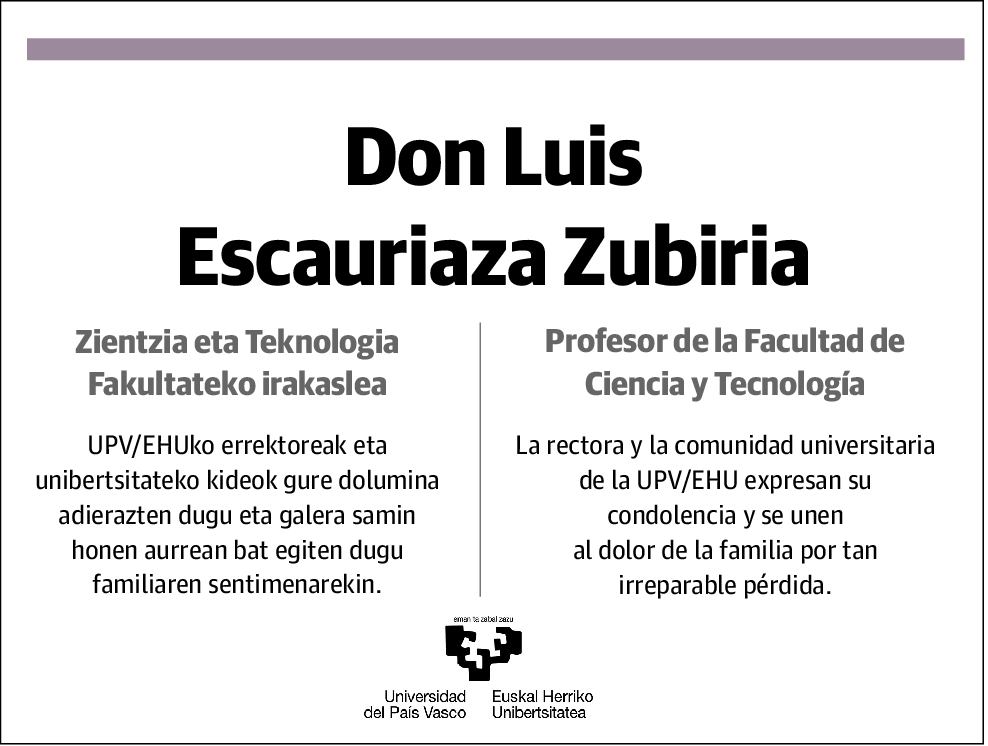 Luis Escauriaza Zubiria