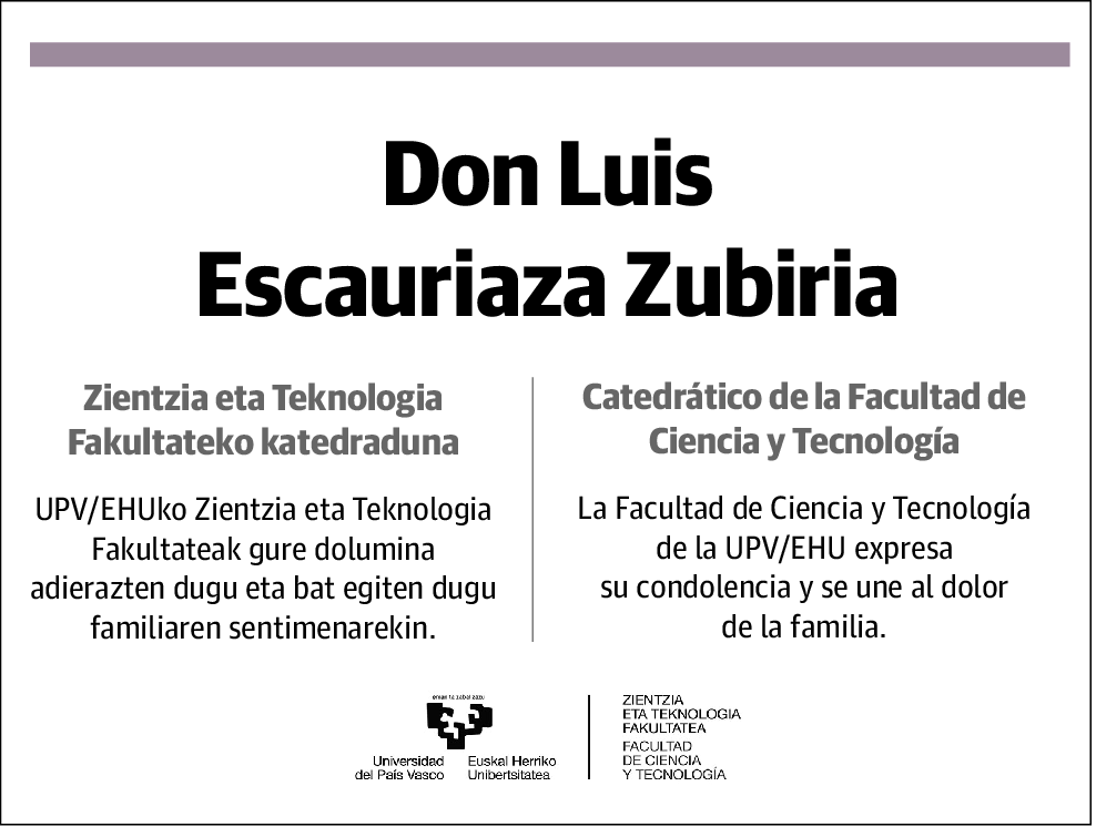 Luis Escauriaza Zubiria