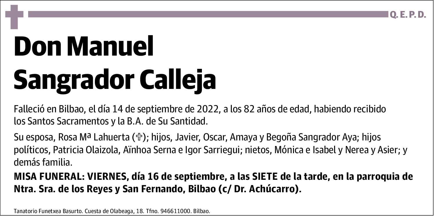 Manuel Sangrador Calleja