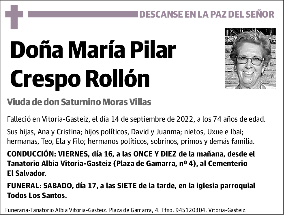 María Pilar Crespo Rollón