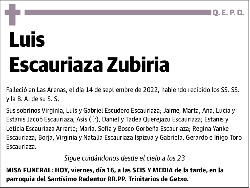 Luis Escauriaza Zubiria