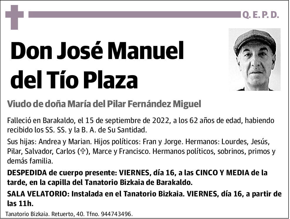 José Manuel del Tio Plaza