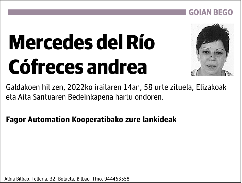 Mercedes del Río Cófreces