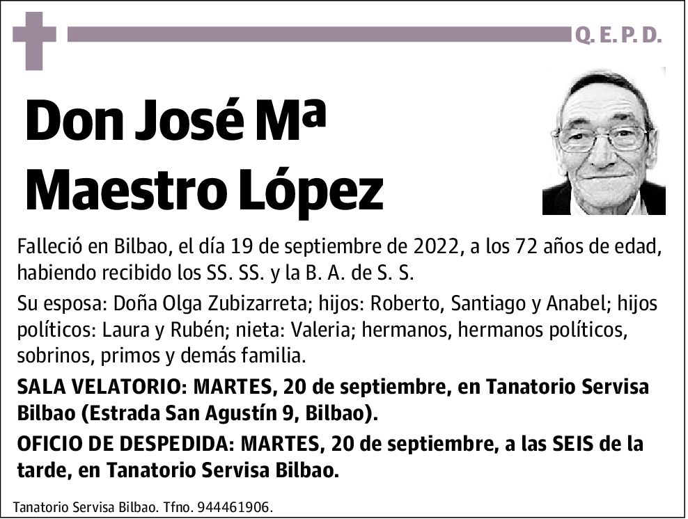 José María Maestro Lopez