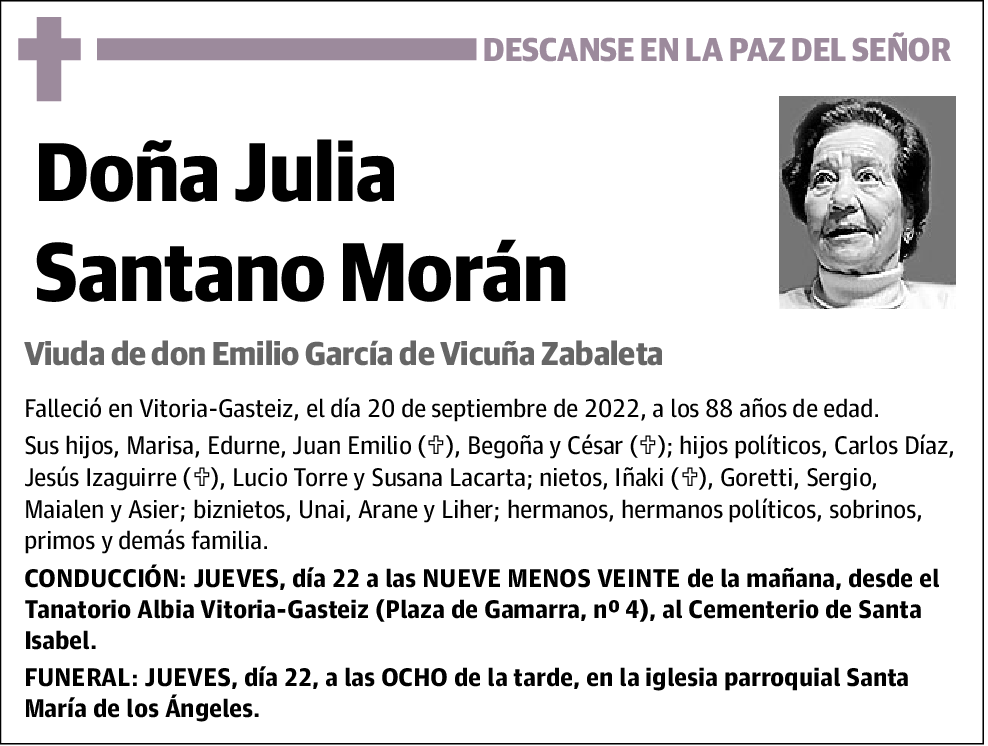 Julia Santano Morán