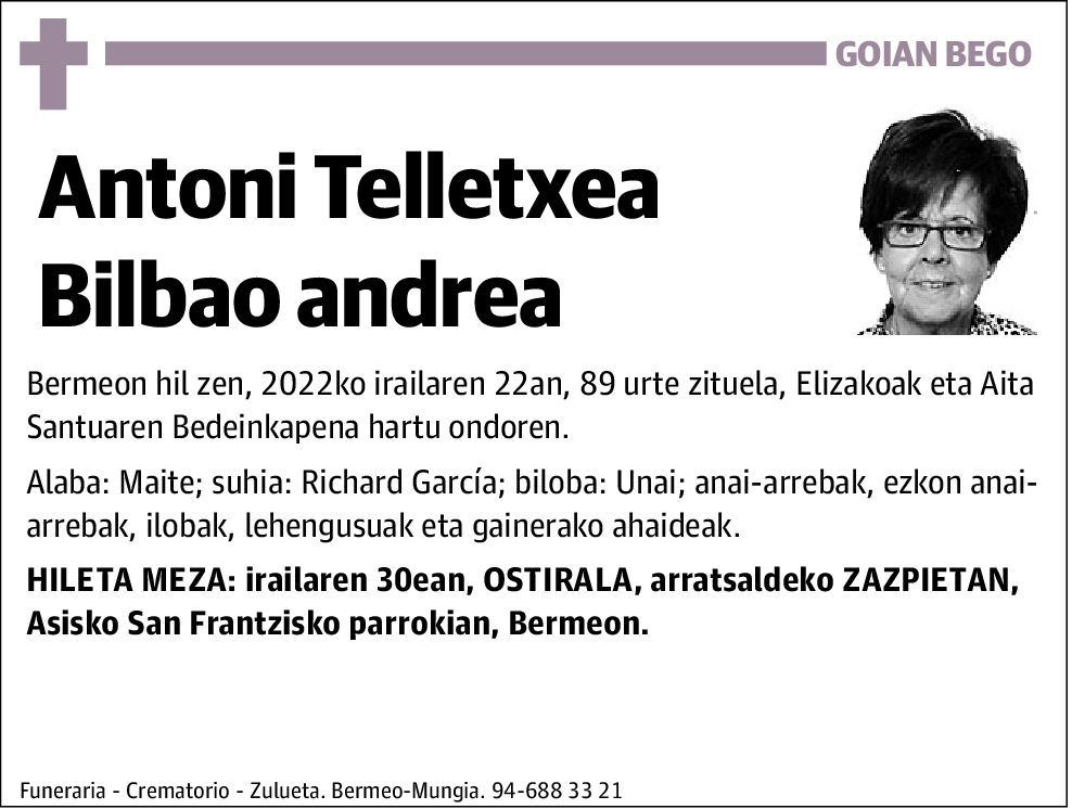 Antoni Telletxea Bilbao