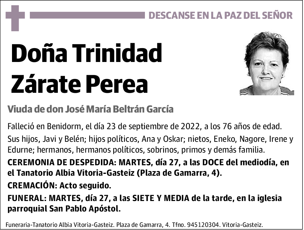 Trinidad Zárate Perea