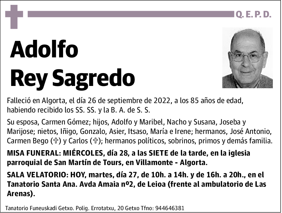 Adolfo Rey Sagredo