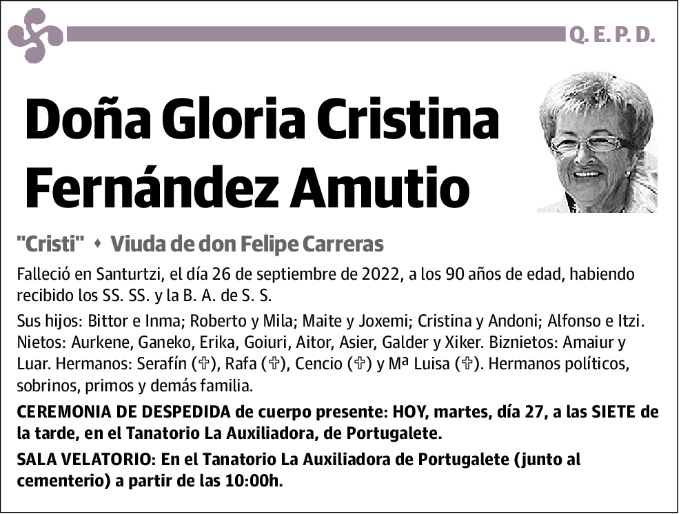 Gloria Cristina Fernández Amutio