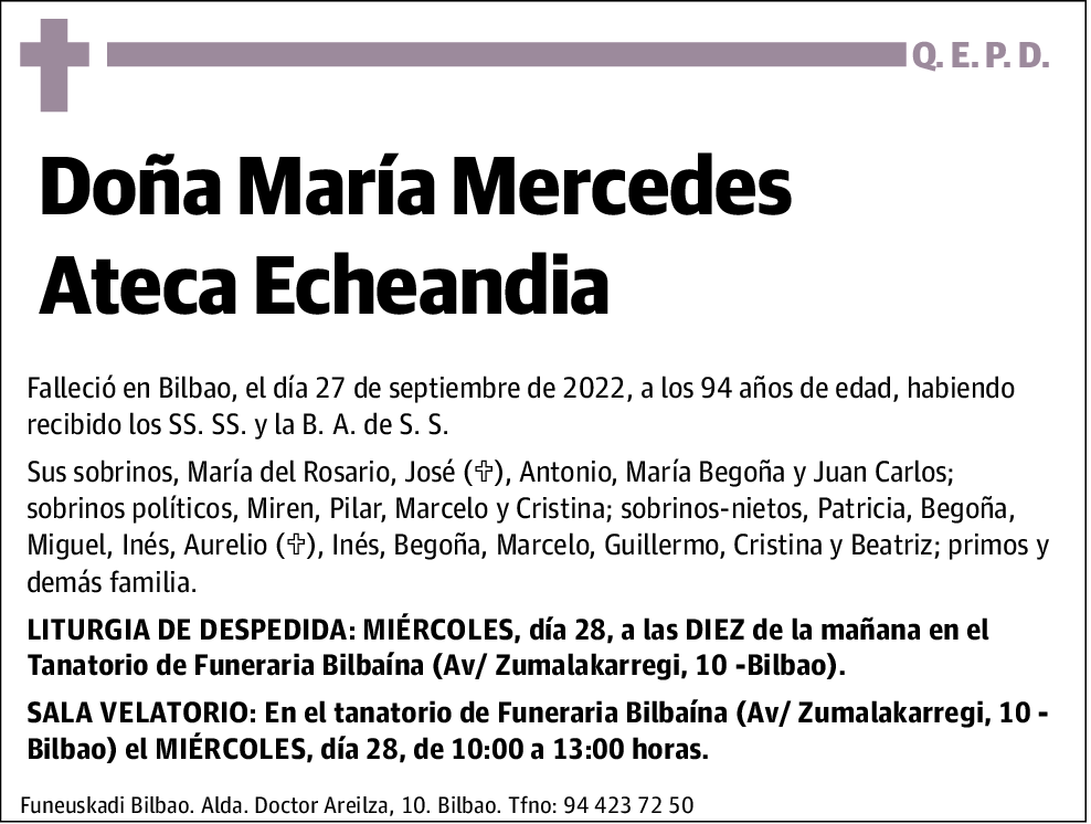 María Mercedes Ateca Echenadia