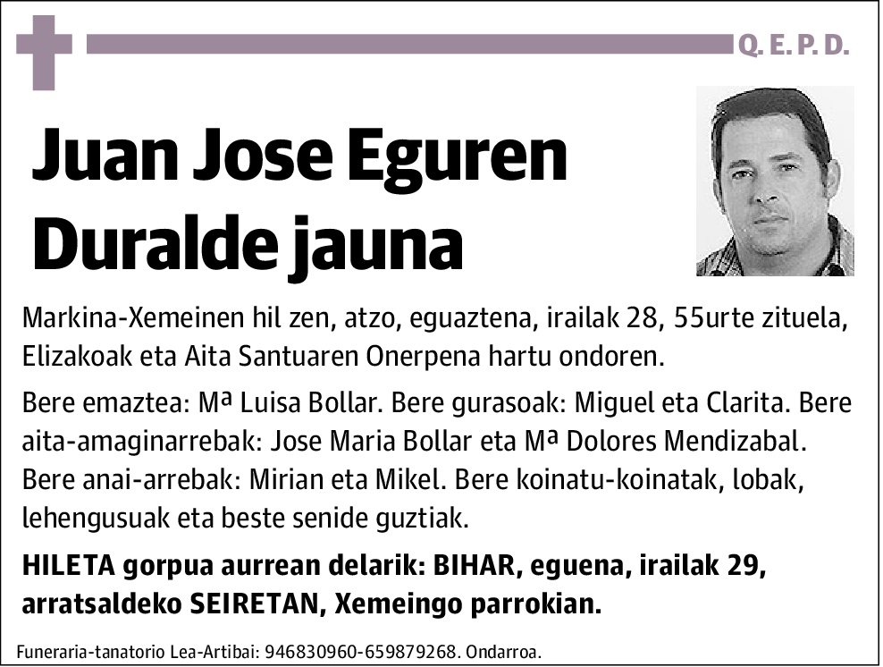 Juan Jose Eguren Duralde