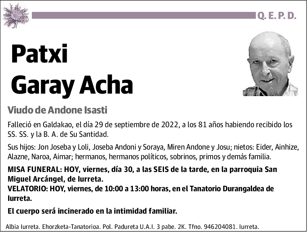 Patxi Garay Acha