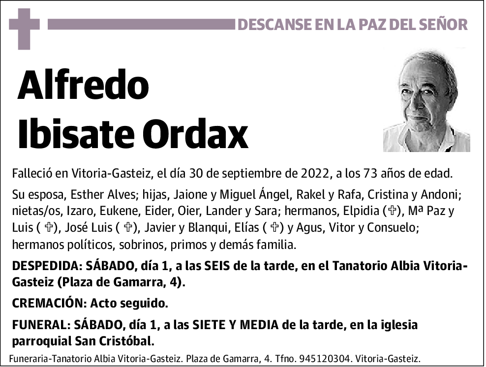 Alfredo Ibisate Ordax